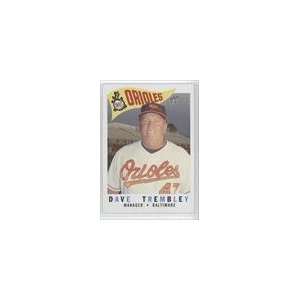  2009 Topps Heritage #226   Dave Trembley MG Sports Collectibles