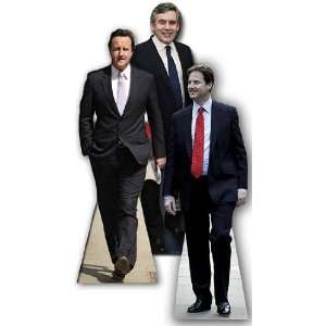   DAVID CAMERON, NICK CLEGG   LIFESIZE CARDBOARD CUTOUT