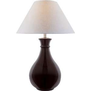   Lamp with Black Ceramic Body   Grady Collection