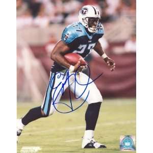  Signed Eddie George Picture   Tennesse Titans8x10 Sports 