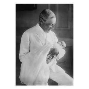  Woodrow Wilson with His First Grandchild, Ellen Wilson 
