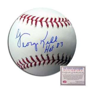 George Kell Detroit Tigers MLB Hand Signed Rawlings MLB Baseball