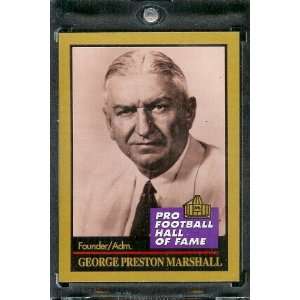  1991 ENOR George Preston Marshall Football Hall of Fame 