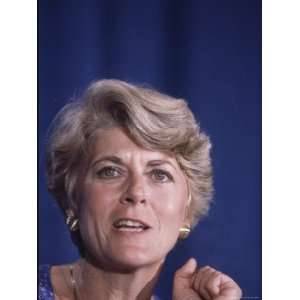  Politico Geraldine Ferraro at Press Conf. Re. Her and Her 