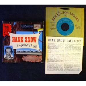   Hank Snow Favorites; 6 x 7 45 rpm records Hank Snow Music
