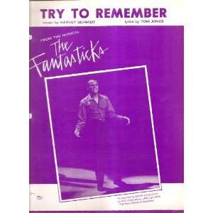  Sheet Music Try To Remember Harry Belafonte 207 