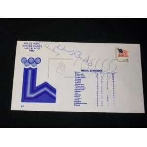 Herb Brooks (d.03) Auto Signed 1980 Olympic FDC JSA Q