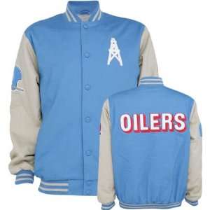  Houston Oilers AFL Cotton Twill Classic Varsity Jacket 