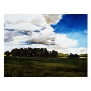  Late Summer Landscape in N. Alabama Giclee Poster Print by Helen J 