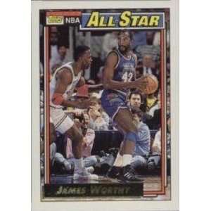    1992 93 Topps Gold #108 James Worthy All Star 