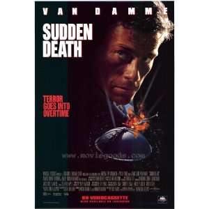 Sudden Death Poster 27x40 Jean Claude Van Damme Powers Boothe Ross 