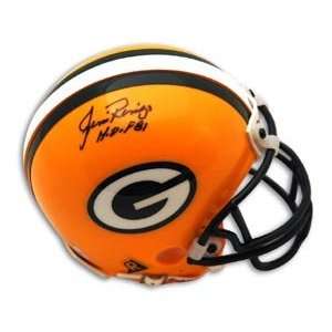  Jim Ringo Signed Packers Mini Helmet   HOF 81 Sports 