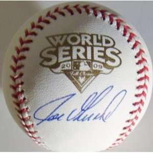  Signed Joe Girardi Baseball   09 W S JSA   Autographed 