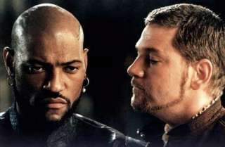 Laurence Fishburne as Othello and Kenneth Branagh as Iago   1995