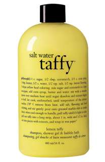 philosophy salt water taffy lemon taffy shampoo, shower gel & bubble 