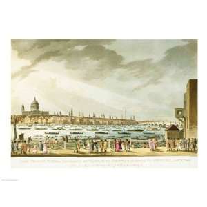 Lord Nelsons funeral procession Finest LAMINATED Print J.M.W. Turner 