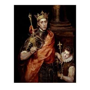 Saint Louis IX 1214 70 King of France Premium Giclee Poster Print 