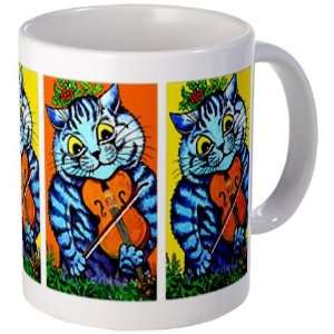 VINTAGE CAT ART Funny Mug by  