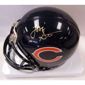 Lovie Smith Autographed / Signed Chicago Bears Mini Helmet