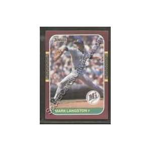 1987 Donruss Opening Day #116 Mark Langston, Seattle Mariners Baseball 