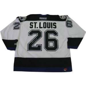  Martin St. Louis Autographed Jersey   Autographed NHL 