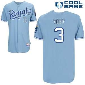  Ned Yost Kansas City Royals Authentic Alternate Columbia 