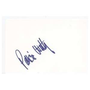 PATRICIA WETTIG Signed Index Card In Person
