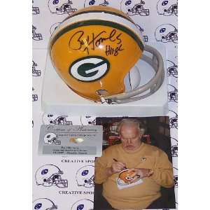 Paul Hornung   Riddell   Autographed Mini Helmet   Green Bay Packers
