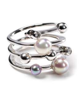 Majorica Endless Man Made Pearl Ring   Jewelry & Accessories 
