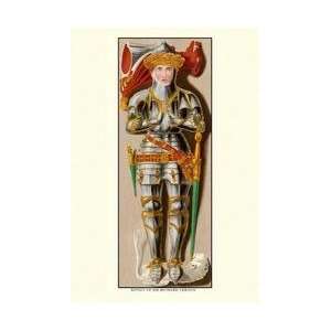  Effigy of Sir Richard Vernon 12x18 Giclee on canvas