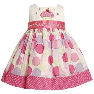 Bonnie Jean Birthday Princess Dotted Dress   Toddler