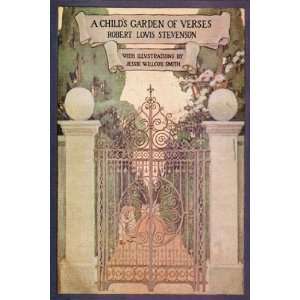 Garden of Verses by Robert Louis Stevenson   Poster by Jessie Wilcox 