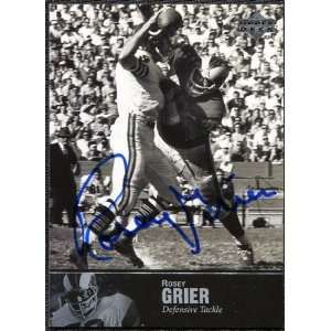   Upper Deck Legends Autographs #AL109 Rosey Grier Sports Collectibles