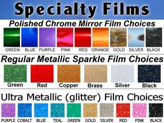 Vinyl and Specialty Film Options items in Decals Gallery  