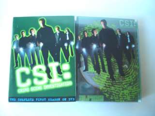 CSI Crime Scene Investigation The Complete First Season DVD 6 Disc Set 