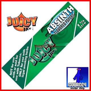 JUICY JAYS ABSINTH 1 & 1/4 Flavored Rolling Papers  