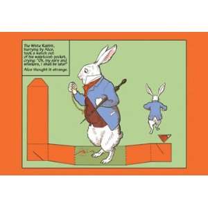  Alice in Wonderland The White Rabbit   Cutout 24X36 
