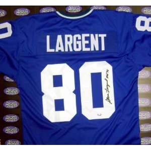 Steve Largent Signed Jersey   ( HOF 95