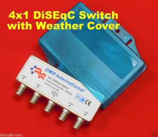   4x1 DiSEqC Switch Satellite LNBF Dish for FTA Receiver LNB New  