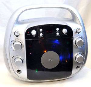 GPX J100S Portable CD+G Karaoke Party Machine LED Light  