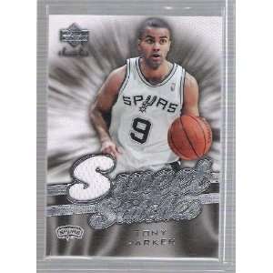  Sweet Shot   Tony Parker   Game Used Jersey Card 