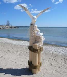   38 & 2 Seagulls Parent Series Patio Home Garden Statues Decor  