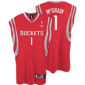 Tracy McGrady Red Reebok NBA Swingman Houston Rockets Jersey