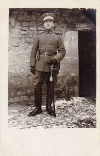 WW1 GERMAN ARMY OFFICER with SWORD   VINTAGE PHOTOGRAPH  