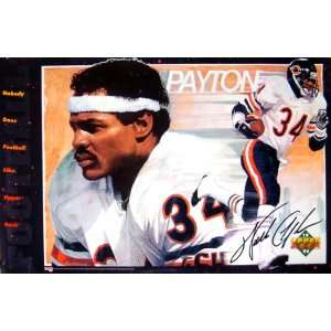 Walter Payton Chicago Bears 1992 Poster (Sports Memorabilia)