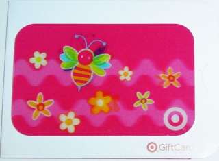 TARGET GIFT CARDS 3 D HOLOGRAPHIC BEE #0423 RETIRED  