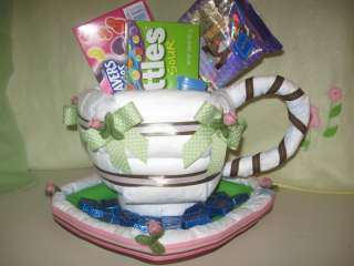 DIAPER TEACUP OR COFFEE CUP BABY SHOWER GIFT  