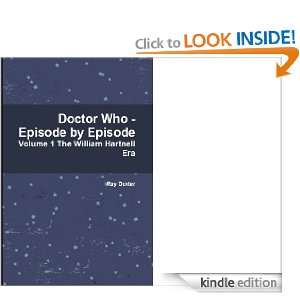   Volume 1   The William Hartnell Era (Doctor Who Episode by Episode