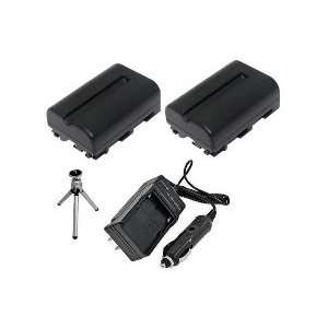  Battery PLUS Mini Battery Travel Charger for Specific Digital Camera 