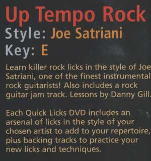 guitar quick licks UP TEMPO ROCK StyleJoe Satriani E  